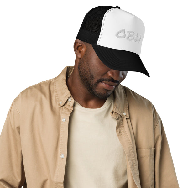OBH White Logo Trucker Hat