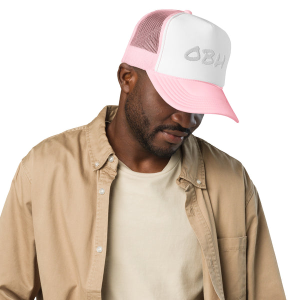 OBH White Logo Trucker Hat