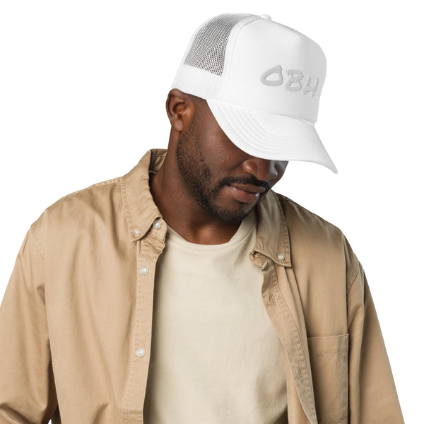 OBH White Logo Trucker Hat
