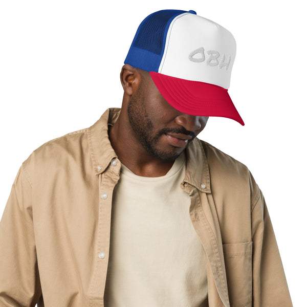 OBH White Logo Trucker Hat