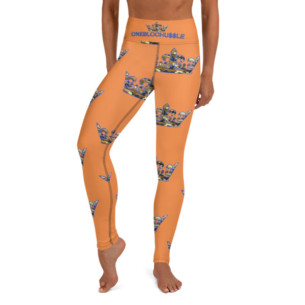 Orange OBH Crown Leggings