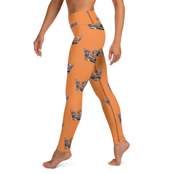 Orange OBH Crown Leggings