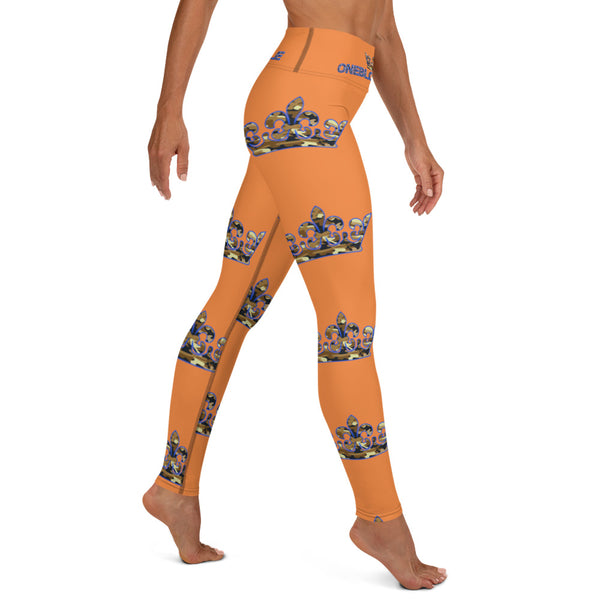 Orange OBH Crown Leggings