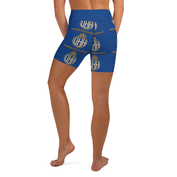 OBH Yoga Shorts Blue