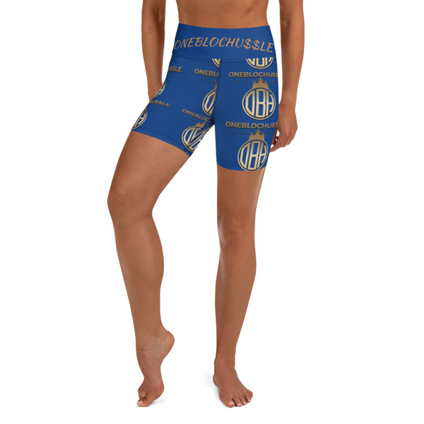 OBH Yoga Shorts Blue