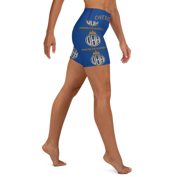 OBH Yoga Shorts Blue