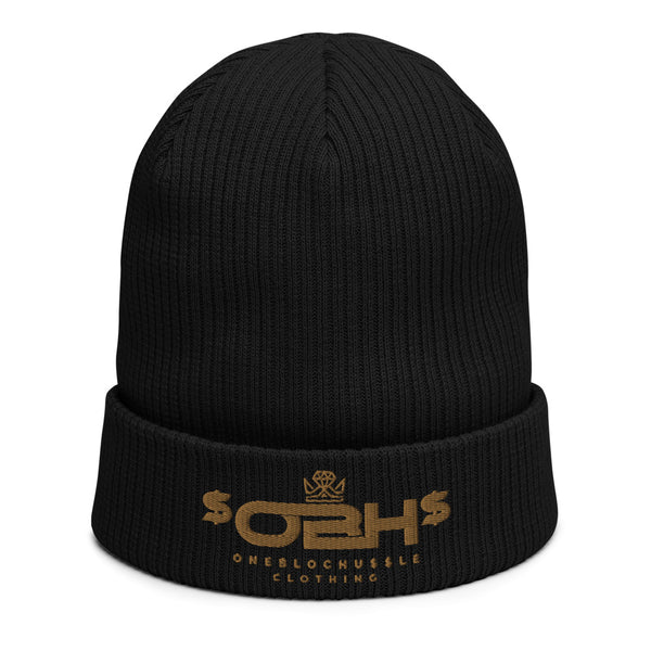ONEBLOCHU$$LE Organic ribbed beanie