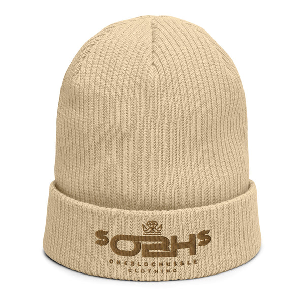 ONEBLOCHU$$LE Organic ribbed beanie