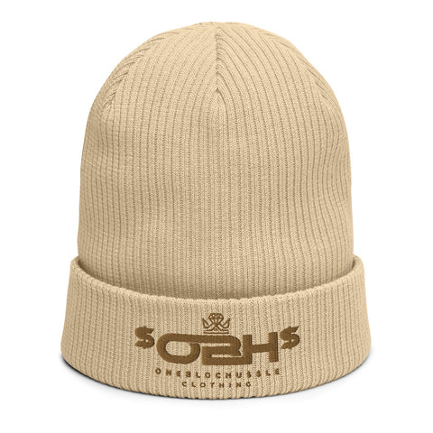 ONEBLOCHU$$LE Organic ribbed beanie
