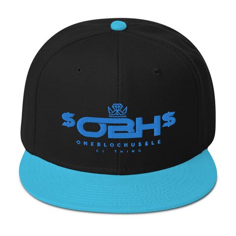 OBH Aqua Logo Snapback Cap