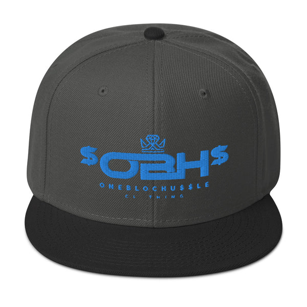 OBH Aqua Logo Snapback Cap